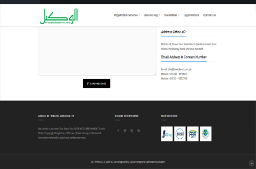 QZ Developers Alwakeel Business Website